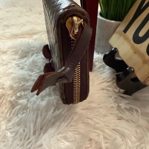 Authentic Bottega Veneta Brown Intrecciato Long Zippy Wallet - Picture 9 of 14